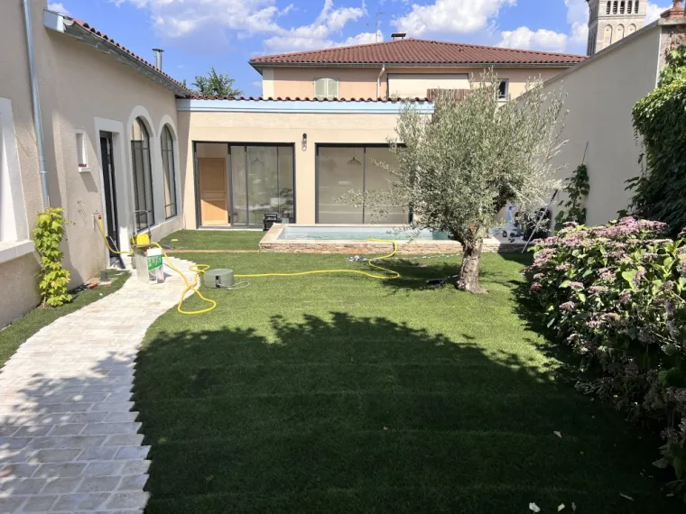 création de jardin a chaponost EURL PACHAL Jeoffrey paysagiste 