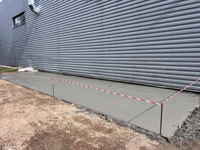 Réalisation d'une dalle béton à Saint-Genil-les-ollières, Chaponost, Jeoffrey Pachal