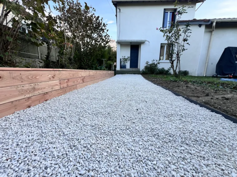 création d'une allée paysagiste Jeoffrey pachal