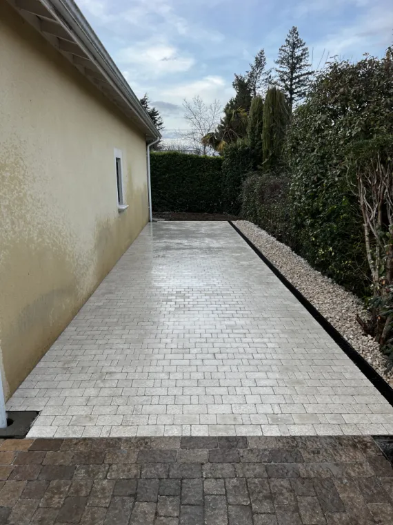 pose de pavé à Francheville paysagiste Pachal Jeoffrey