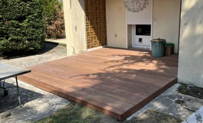 Pose de terrasses en bois, Saint-Symphorien-sur-Coise, Jeoffrey Pachal