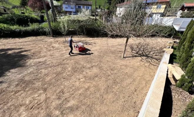 paysagiste Lyon semi de gazon Pachal Jeoffrey